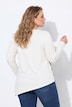 Longsleeve, A-Linie, Streifen-Zipfelsaum