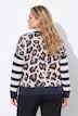 Strickjacke, Loose Fit, Leo/Ringel, Langarm