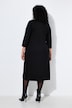 Punto-Kleid, Ziersteinborte, V-Ausschnitt, 3/4-Arm