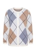 Argyle Long Sleeve Cardigan