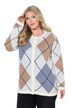 Argyle Long Sleeve Cardigan