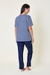 Pyjama, Zweiteiler, Biobaumwolle, Herz-Karomuster