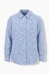 Overhemdblouse, oversized, bouclé, lange mouwen