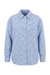 Boucle Textured Button-Down Blouse