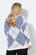 Pullover, Loose Fit, Argyle-Rhombenmuster, Langarm