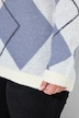 Pullover, Loose Fit, Argyle-Rhombenmuster, Langarm