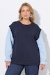 Sweatshirt, Boxy Fit, Blusenärmel aus Web