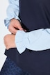 Sweatshirt, Boxy Fit, Blusenärmel aus Web