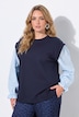 Sweatshirt, Boxy Fit, Blusenärmel aus Web