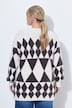 Strickjacke, Loose Fit, Rhombenmuster