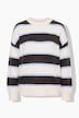 Pullover, Loose Fit, Blockstreifen, Ballon-Langarm