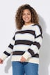 Pullover, Loose Fit, Blockstreifen, Ballon-Langarm