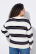 Pullover, Loose Fit, Blockstreifen, Ballon-Langarm