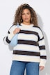 Pullover, Loose Fit, Blockstreifen, Ballon-Langarm