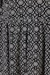Kleid, bedruckt, A-Linie, V-Ausschnitt, 3/4-Arm