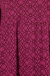Kleid, bedruckt, A-Linie, V-Ausschnitt, 3/4-Arm