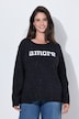 Pullover, Schriftmotiv Amore, Langarm