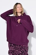 Hoodie, cropped oversized, Kapuze