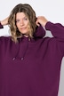 Hoodie, cropped oversized, Kapuze