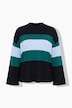 Pullover, Loose Fit, Blockstreifen, Stehkragen