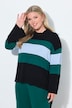 Pullover, Loose Fit, Blockstreifen, Stehkragen