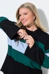 Pullover, Loose Fit, Blockstreifen, Stehkragen