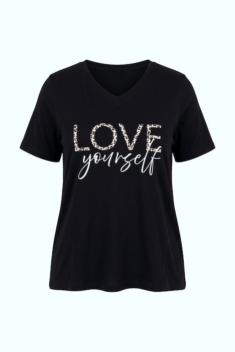 Love Yourself Leopard Print Tee