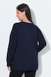 Weihnachts-Pullover, Girlanden, V-Ausschnitt, Langarm