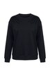 Sweatshirt, Zierperlen-Stickerei, Rundhals, Langarm