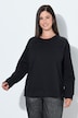 Sweat-shirt avec perles brodées fantaisie, col rond et manches longues