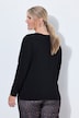 T-shirt met lange mouwen, comfortabele pasvorm, strikmotief, vleermuismouwen