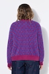 Strickjacke, oversized, Hearts-Muster, Glitzereffekt