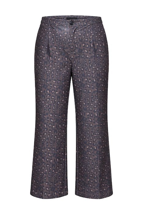 Leopard Print Wide Leg Pants