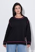 Sweatshirt, Ziernähte, Oversized, Rundhals, Langarm