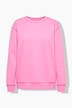 Sweat-shirt oversize, col rond et manches longues, coutures fantaisie