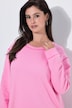 Sweat-shirt oversize, col rond et manches longues, coutures fantaisie