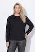 Sweatshirt, Ziersteine, Oversized, Rundhals, Langarm