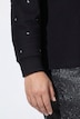 Sweatshirt, Ziersteine, Oversized, Rundhals, Langarm