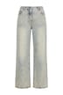 Jeans Mary, extraweites Bein, Glitzernieten, Konfortbund