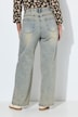 Jeans Mary, extraweites Bein, Glitzernieten, Konfortbund