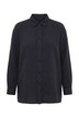 Oversized Muslin Long Sleeve Button-Down Blouse