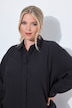 Musselin-Hemdbluse, oversized, Langarm