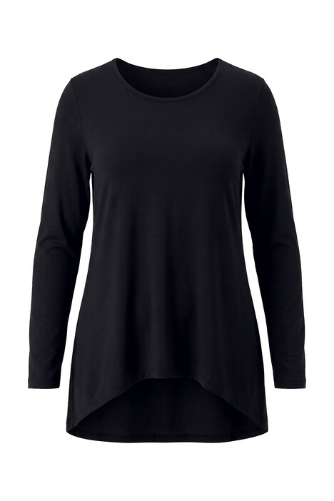 Longsleeve, A-Linie, Zipfelsaum