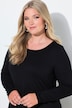 Longsleeve, A-Linie, Zipfelsaum