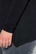 Longsleeve, A-Linie, Zipfelsaum