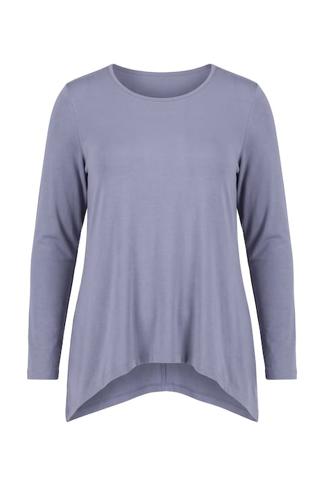 Longsleeve, A-Linie, Zipfelsaum