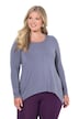 Longsleeve, A-Linie, Zipfelsaum
