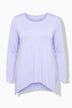 Longsleeve, A-Linie, Zipfelsaum