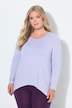 Longsleeve, A-Linie, Zipfelsaum