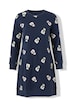 Weihnachts-Sweatkleid, Rundhals, Langarm